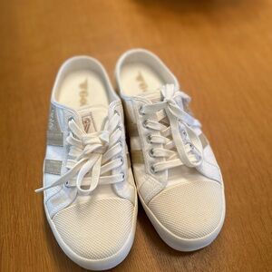 Gola White Canvas Sneakers